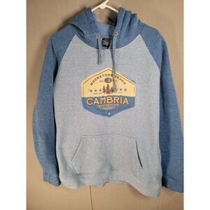 Salt Creek‎ Cambria California Hoodie Mens XL Moonstone Beach Raglan Sweatshirt
